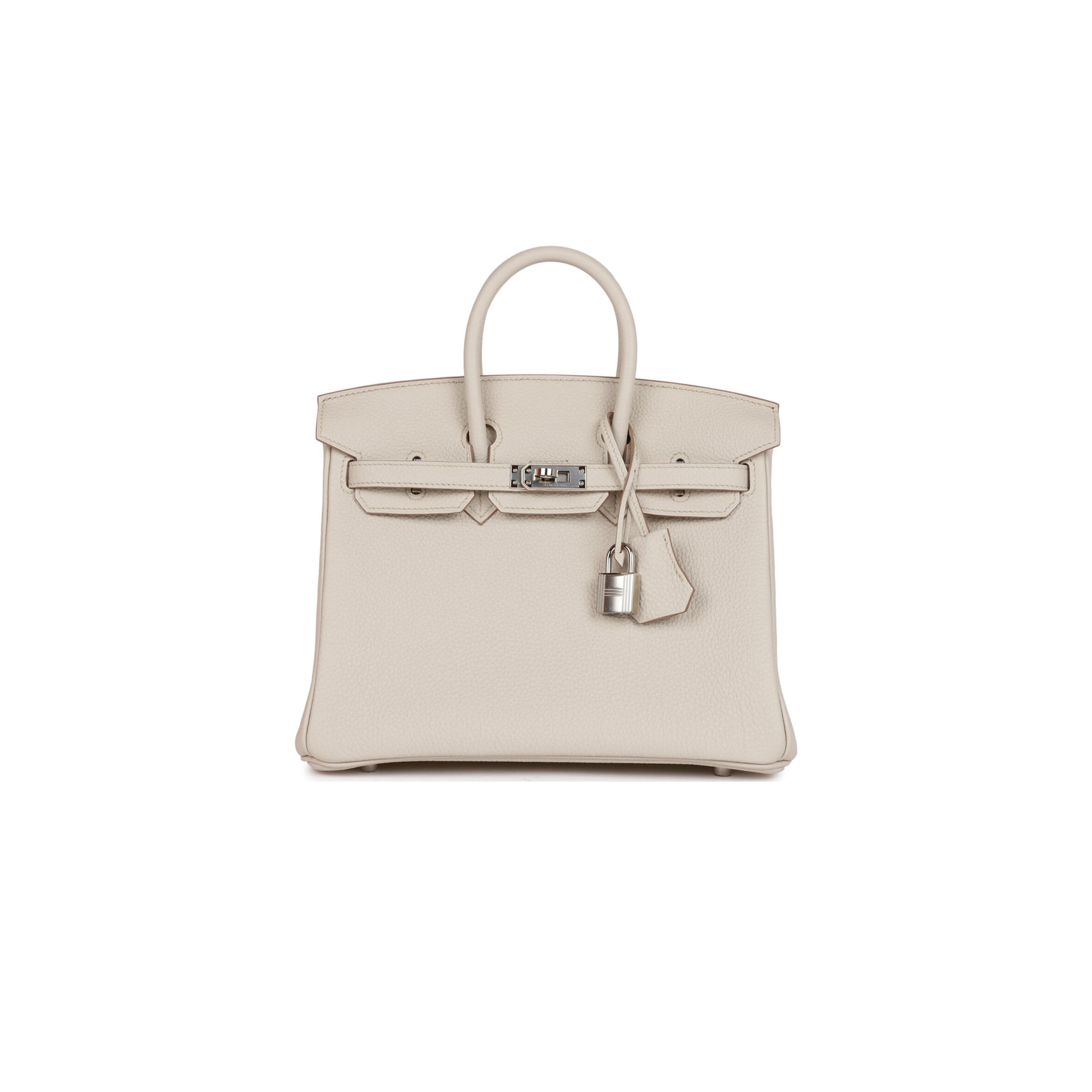 HERMES BIRKIN 25 TOGO PALLADIUM HARDWARE (25*20*13cm)